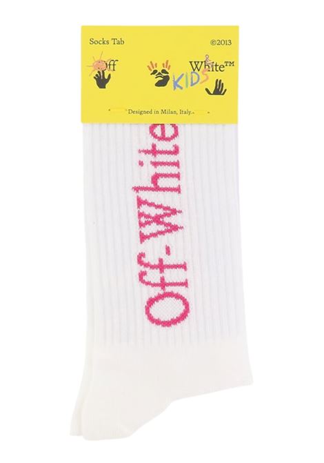 Calzini bambina bianco in cotone OFF WHITE | OGRA003S244/DELBIANCO